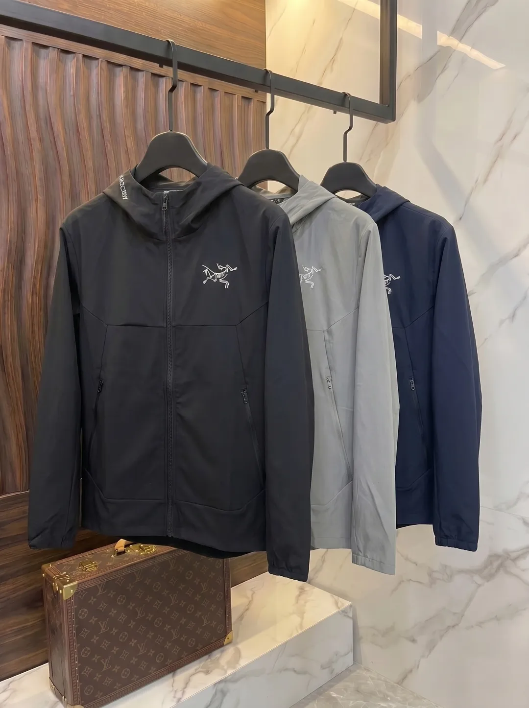 ARC'TERYX Breathable Classiclogo ：Black Navy Blue Gray Sizes：S-3Xl